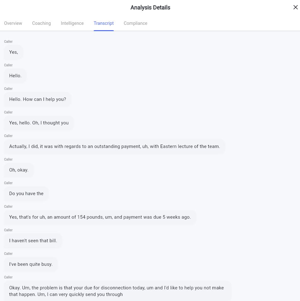 Call Transcript